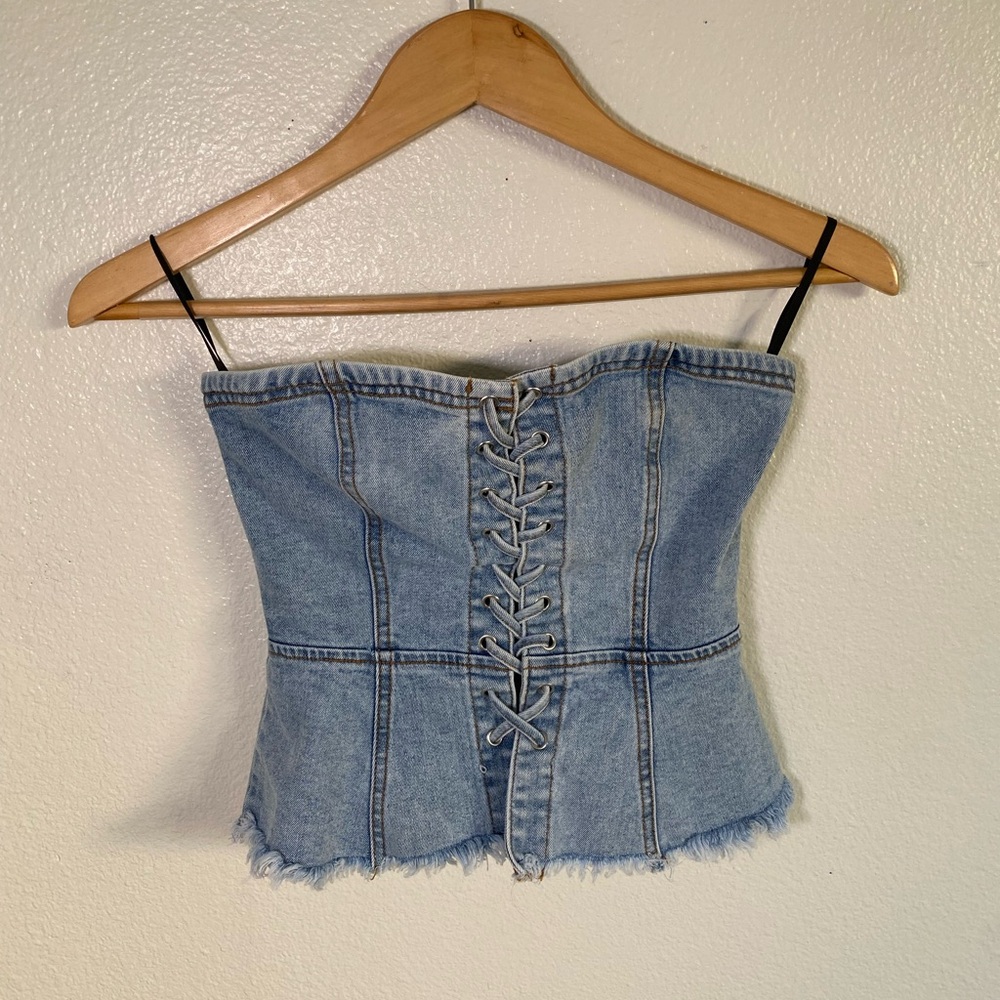 Denim Top | Princess Polly Denim Top